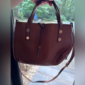 Calvin Klein brown soft leather bag